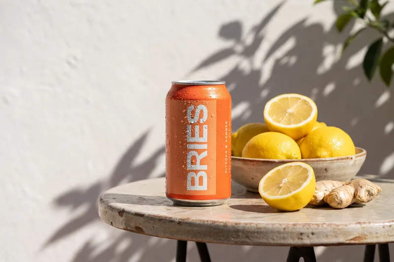 Second post from BRIES: a can of lemon on a terrace